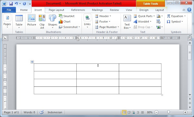 Cara Membuat Tabel di Microsoft Word dengan Mudah