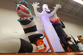 Halloween decorations at Home Depot