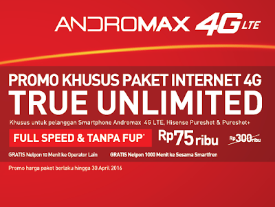 Promo Khusu Paket Internet 4G True Unlimited