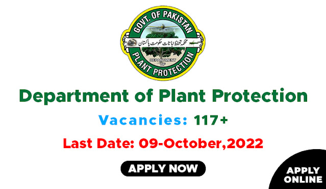 Department of Plant Protection Latest Jobs September 2022 | Apply Online