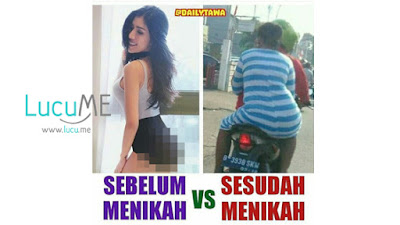 11 Meme Kocak Cewek Sebelum dan Setelah Menikah Ini Bikin Ngeri-ngeri Sedap