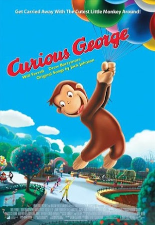 Poster Of Curious George In Dual Audio Hindi English 300MB Compressed Small Size Pc Movie Free Download Only At worldfree4u.com