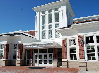 the entrance to the new FHS