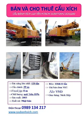 CẨU BÁNH XÍCH 120 TẤN  SCX1200.6005