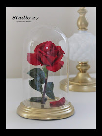 Make Your Own Enchanted Rose Cloche - Beauty and the Beast