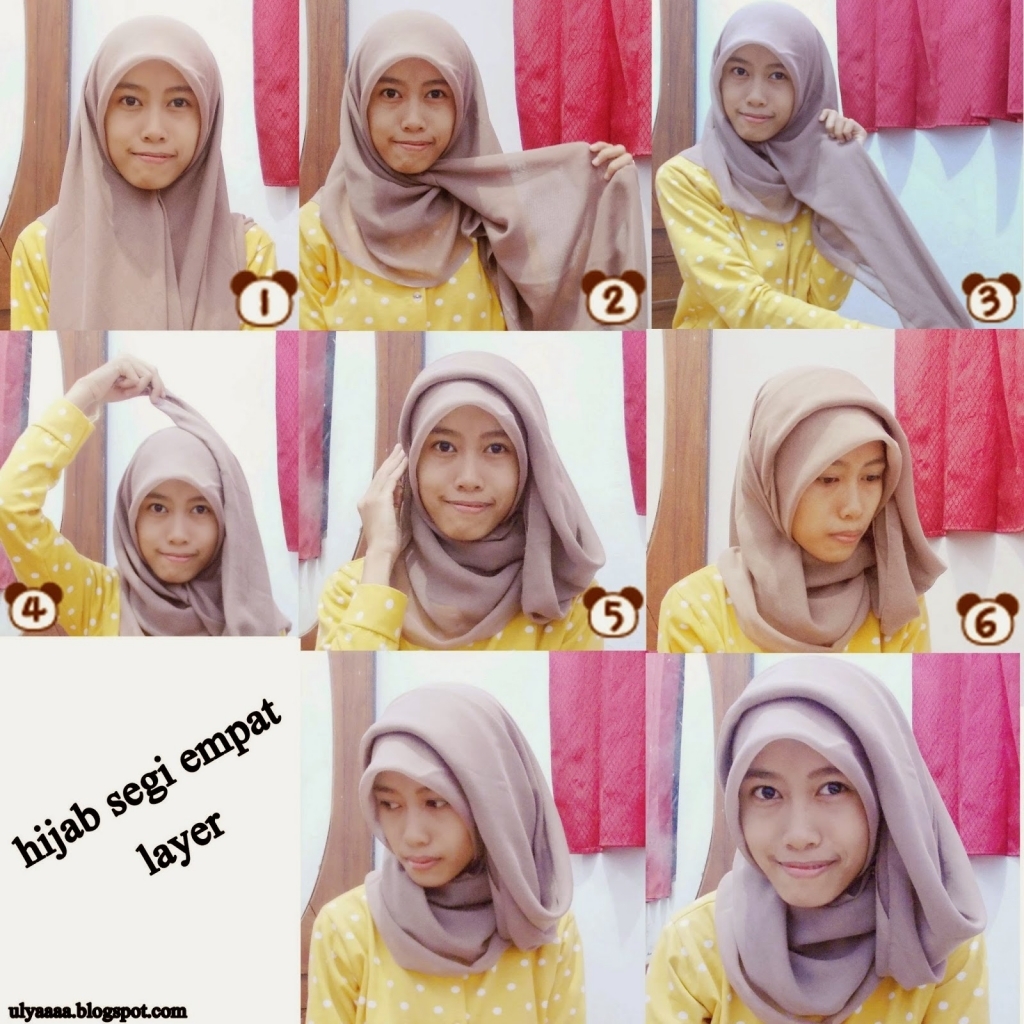 Tutorial Hijab Segi Empat Untuk Hari Raya Idul Fitri Tutorial