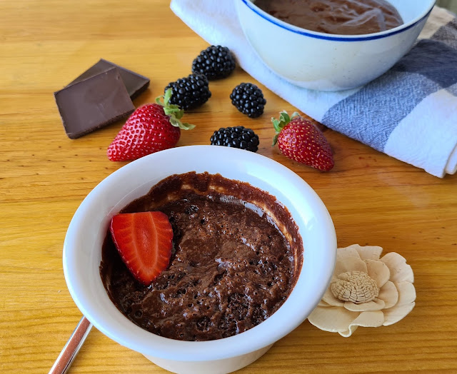 Bolo Delicioso de Chocolate e Aveia pronto em 2 minutos (sem glúten)