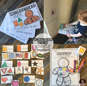 Gingerbread Man Activities, Centers and Crafts.  The boys and girls will learn important math, literacy and book comprehension concepts, strategies and skills through book centered lessons and activities.  Check out our blog post for more ideas and freebies!