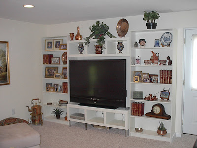 entertainment unit for projection tv