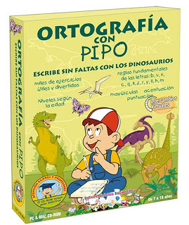 Juegos Educativos de Ortografía con Pipo, va dirigido a niños de 6 a 12 años;