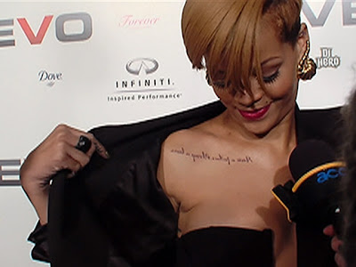 Rihanna Tattoos