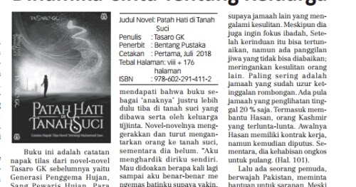 Resensi Buku Patah Hati di Tanah Suci - www.supadilah.com