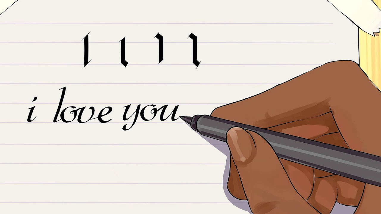 How To Write Calligraphy Writing
