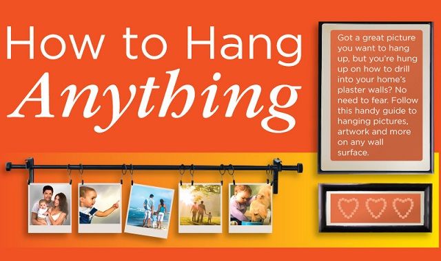 Image: How To Hang Anything #infographic