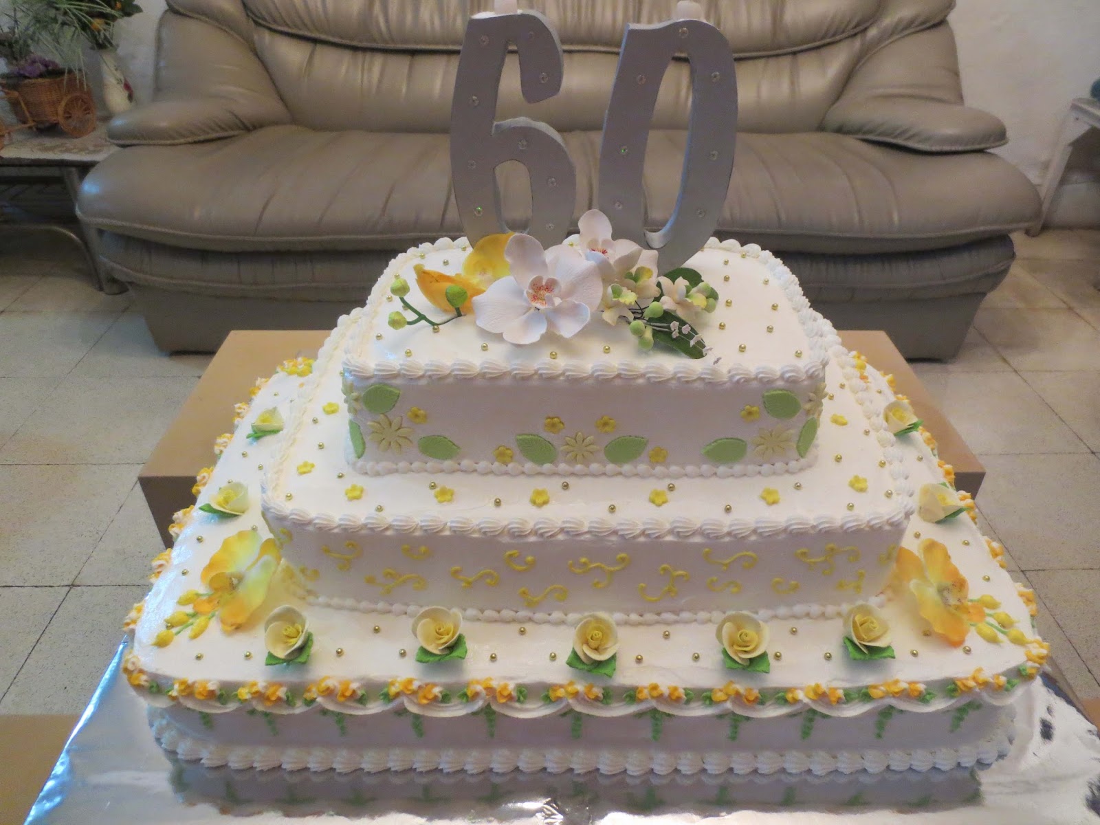 Orchid Cake Anniversary Cake Kue  Tart dgn hiasan  Pengantin  