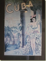 Poster in Great House Restroom (Small)