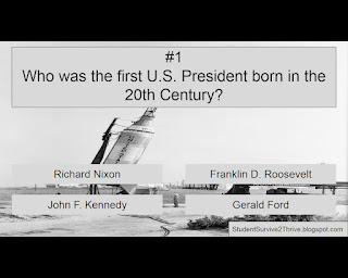 Who was the first U.S. President born in the 20th Century? Answer choices include: Richard Nixon, Franklin D. Roosevelt, John F. Kennedy, Gerald Ford