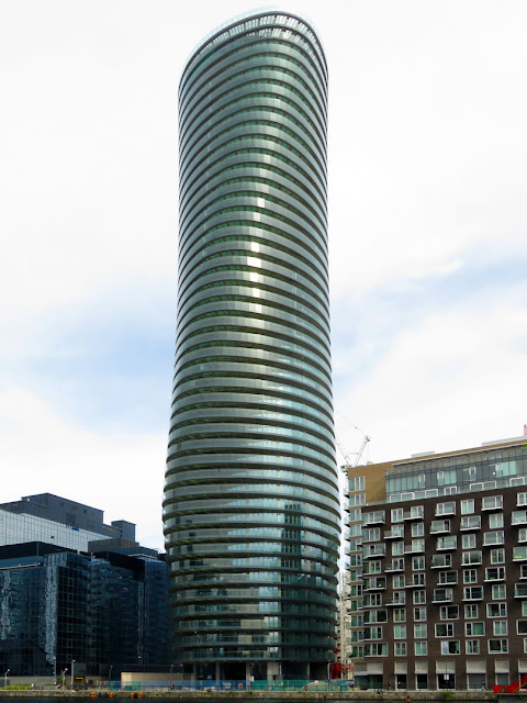 Baltimore Tower by Skidmore, Owings & Merrill LLP (SOM), Baltimore Wharf, Millwall Inner Dock, Isle of Dogs, London