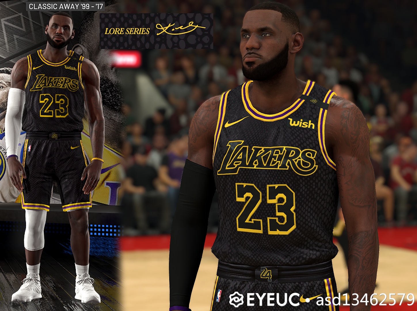 NBA 2K20 Lakers Black Mamba City Edition Jersey by pinoy21 ...