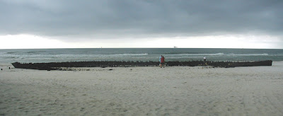 Shipwreck at Fort Morgan in Gulf Shores