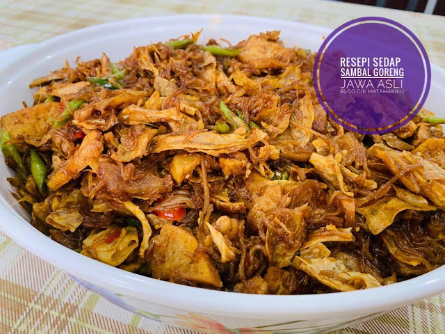 rahsia sambal goreng jawa lebih sedap