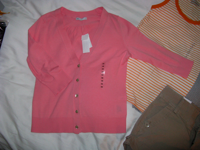 a dusty pink cardigan to wear over a dress i already have for an upcoming 