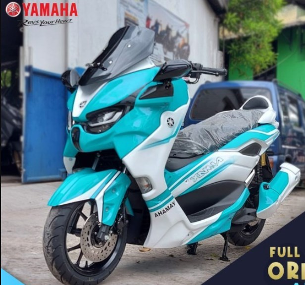 nmax warna biru tosca