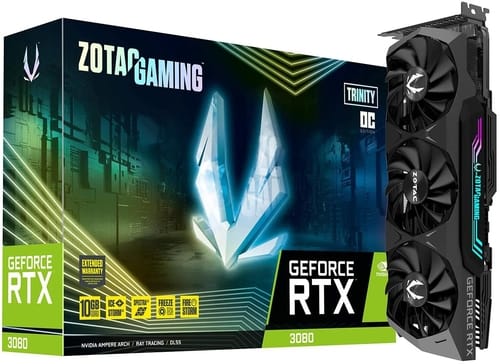 ZOTAC Gaming GeForce RTX 3080 Trinity OC 10GB GDDR6X