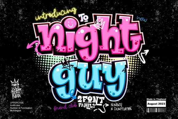 Download Night Guy Font - Fontsave
