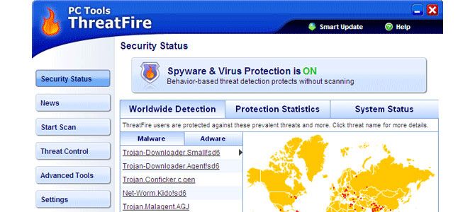 PC Tools ThreatFire ile Bilgisayarınız dahada güvenli