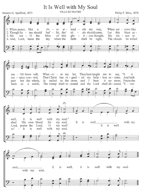 Songs of Praises It is Well With My Soul Songs of Praises It is Well With My Soul