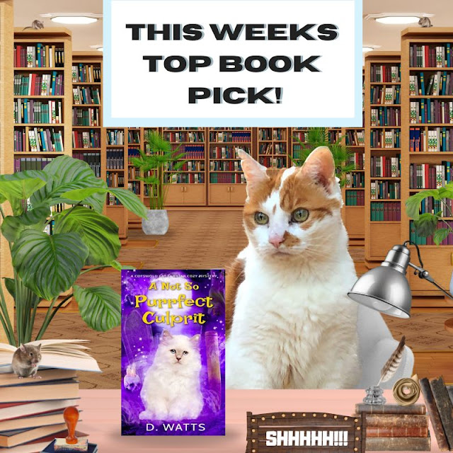 Amber's Book Reviews #264 ©BionicBasil® A Not So Purrfect Culprit by D Watts