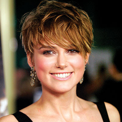 Keira Knightley Short Pixie Hairstyle
