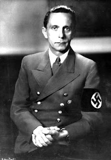 El Ministro de Propaganda Joseph Goebbels