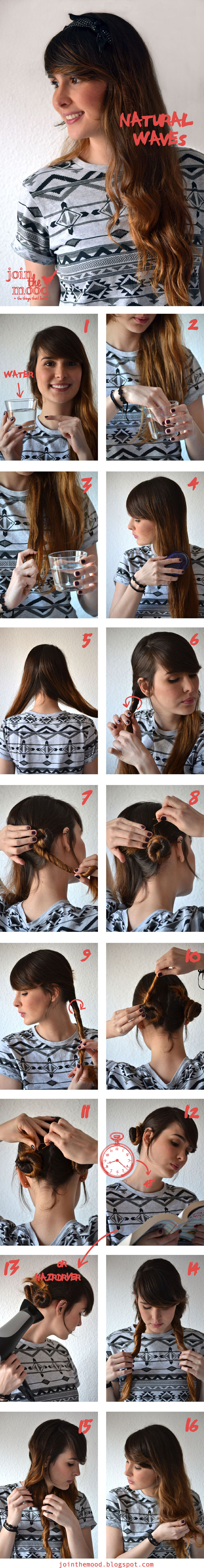 Make a Natural Waves For Your Hair