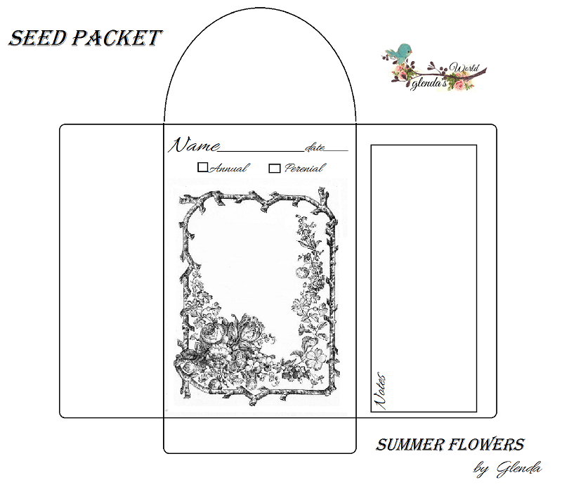 glenda s world seed envelope packets