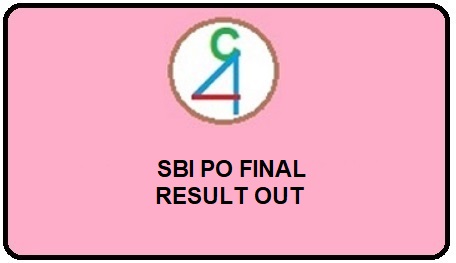 SBI PO FINAL RESULT OUT