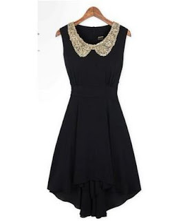 Black long dress for kid 4