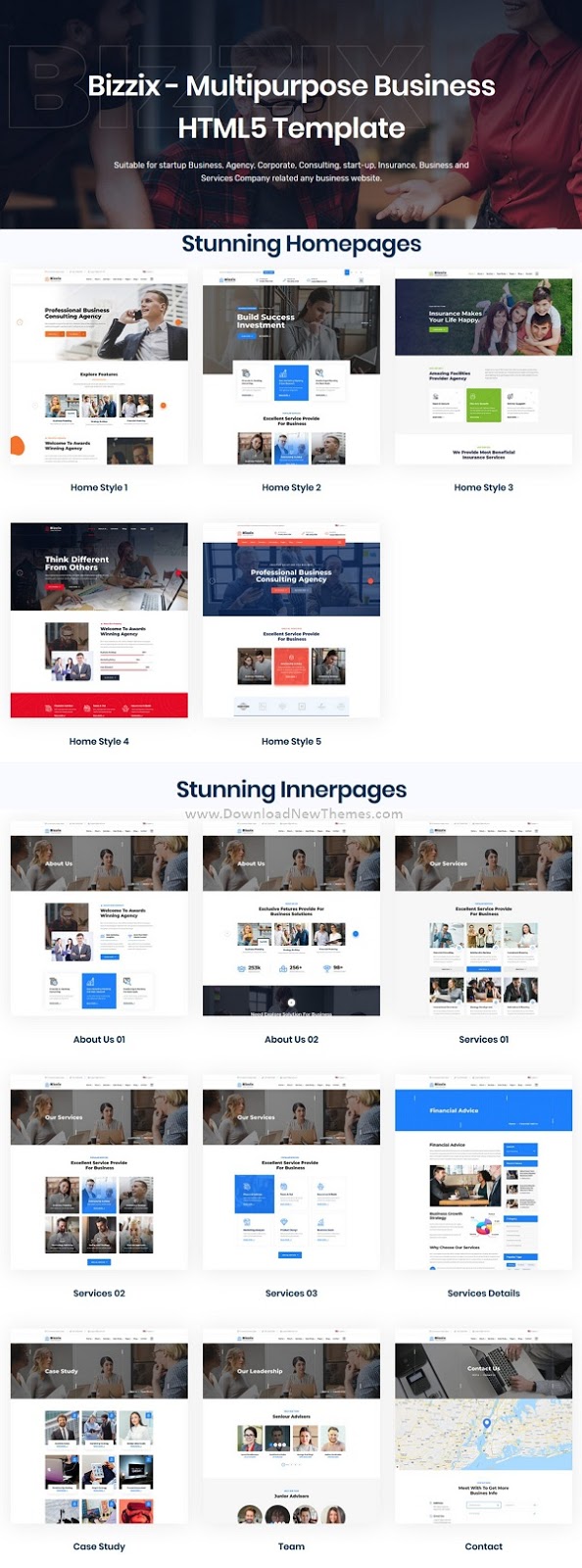 Bizzix - Multipurpose Business HTML5 Template 