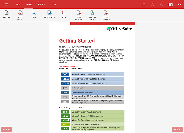 OfficeSuite + PDF Editor Apps Apk