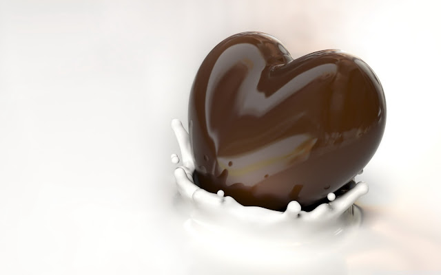 Choclate Heart HD Wallpaper