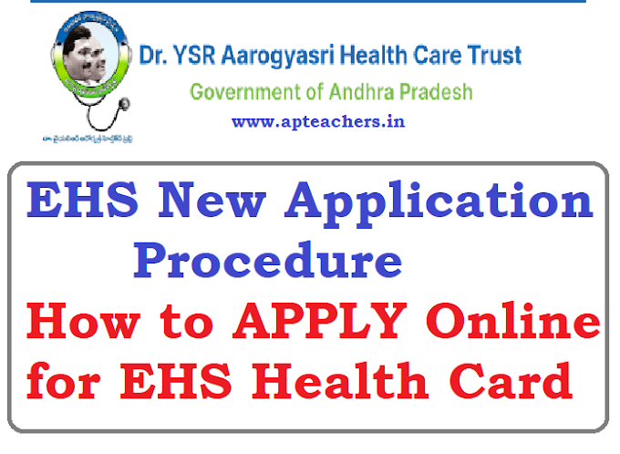 GSWS Secretaries How to APPLY for New EHS Health Cards Online 2022 Detailed Procedure