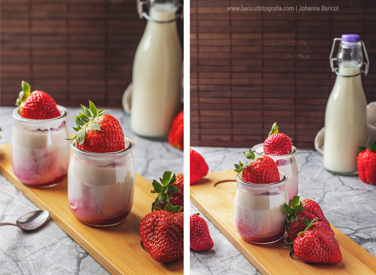 fotografo-profesional-de-alimentos-en-ourense-fotografia-food-styling-galicia-españa-la-lechera-yogures- panna-cota-fresas