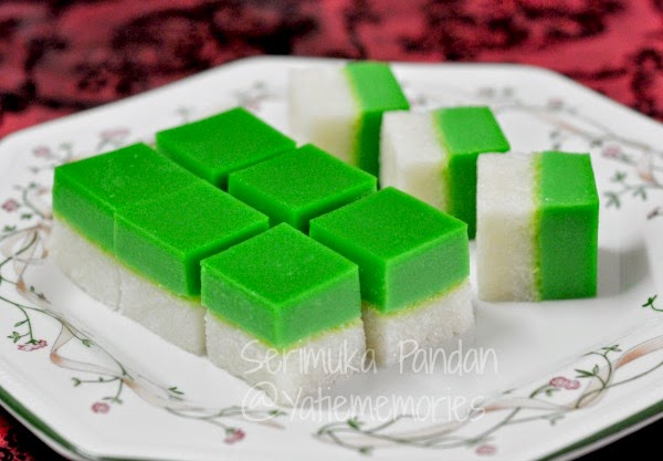 Kuih Seri Muka Sedap - Kebaya Solo n