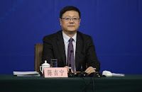 Chinese environment minister Chen Jining attends a news conference at the annual session of the National People's Congress (NPC), the country's parliament, in Beijing, March 7, 2015. (Credit: Reuters/Stringer) Click to Enlarge.