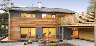 Holzverkleidung Haus Modern
