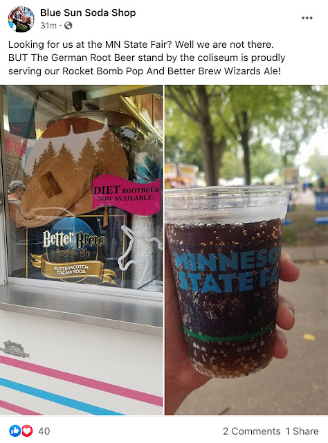 Blue Sun Soda at the MN State Fair