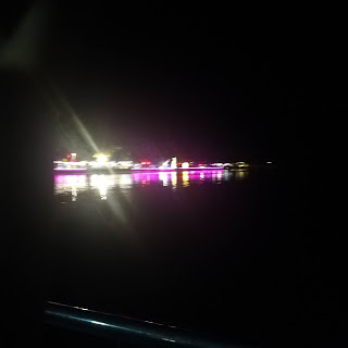 night view Pulau Jerejak