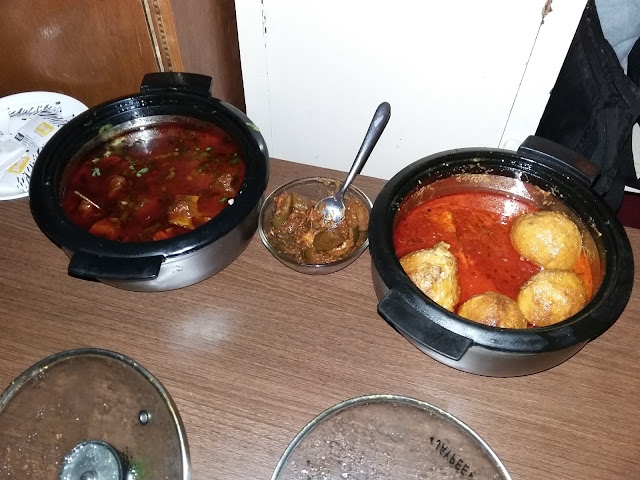 Goshtaba and Kashmiri Dum Aloo in Gulmarg Nedou's Hotel