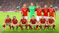 SELECCIÓN DE GALES - Temporada 2016-17 - Sam Vokes, Wayne Hennessey, Ashley Williams, James Chester y Joe Ledley; Gareth Bale, Joe Allen, Neil Taylor, Chris Gunter, Andy King y Ben Davies - GALES 4 (Sam Vokes, Joe Allen y Gareth Bale 2) MOLDAVIA 0 - 05/09/2016 - Mundial de Rusia 2018, fase de clasificación - Cardiff, Gales, Cardiff City Stadium